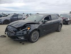 Salvage cars for sale at Martinez, CA auction: 2017 Ford Fusion Titanium HEV