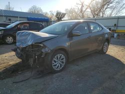 Salvage cars for sale from Copart Wichita, KS: 2017 Toyota Corolla L