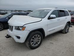 Salvage cars for sale from Copart San Antonio, TX: 2016 Jeep Grand Cherokee Limited