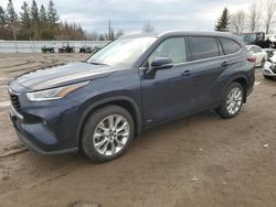 Vehiculos salvage en venta de Copart Bowmanville, ON: 2023 Toyota Highlander Hybrid Limited