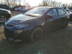 Toyota Corolla l salvage cars for sale: 2017 Toyota Corolla L