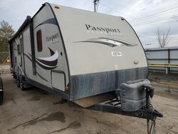 Salvage cars for sale from Copart Elgin, IL: 2016 Passport Travel Trailer