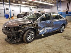 Salvage cars for sale from Copart Wheeling, IL: 2017 Toyota Camry LE