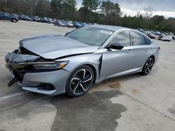 Honda Accord Sport salvage cars for sale: 2021 Honda Accord Sport