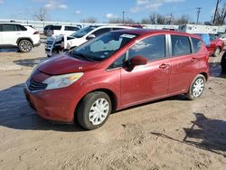 Salvage cars for sale at Oklahoma City, OK auction: 2015 Nissan Versa Note S