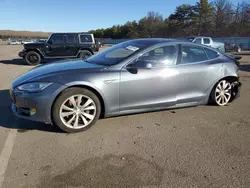 Salvage cars for sale at Brookhaven, NY auction: 2014 Tesla Model S