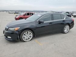 Salvage cars for sale from Copart Grand Prairie, TX: 2015 Acura RLX Advance