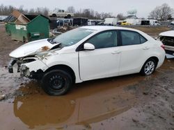 Toyota Corolla salvage cars for sale: 2016 Toyota Corolla L