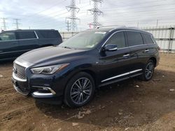 Infiniti QX60 Luxe salvage cars for sale: 2019 Infiniti QX60 Luxe