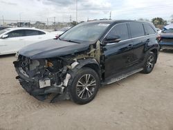 Salvage cars for sale at Homestead, FL auction: 2019 Toyota Highlander LE
