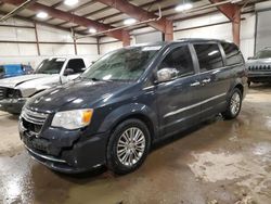 Salvage cars for sale from Copart Lansing, MI: 2014 Chrysler Town & Country Touring L