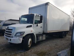 Salvage trucks for sale at Dyer, IN auction: 2017 Hino 258 268