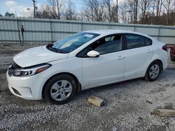 Salvage cars for sale at auction: 2017 KIA Forte LX