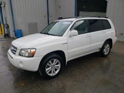 Salvage cars for sale from Copart Dunn, NC: 2007 Toyota Highlander Hybrid