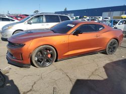Salvage cars for sale at Woodhaven, MI auction: 2022 Chevrolet Camaro LT1