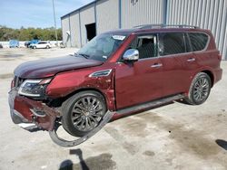Salvage cars for sale from Copart Apopka, FL: 2021 Nissan Armada Platinum