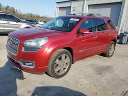 Salvage cars for sale from Copart Gaston, SC: 2013 GMC Acadia Denali