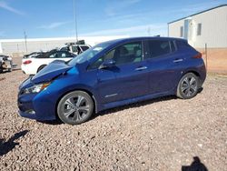Salvage cars for sale from Copart Phoenix, AZ: 2018 Nissan Leaf S