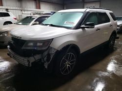 Ford Explorer salvage cars for sale: 2017 Ford Explorer Sport