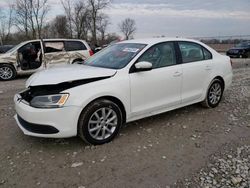 Salvage cars for sale at Cicero, IN auction: 2012 Volkswagen Jetta SE