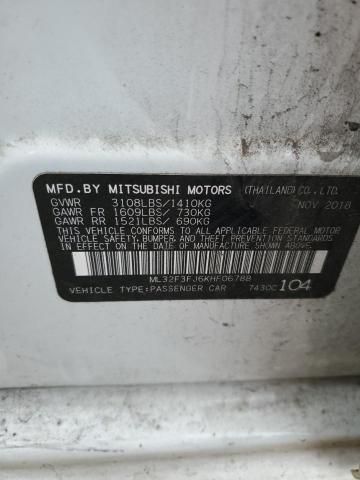 2019 Mitsubishi Mirage G4 ES