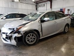 Salvage cars for sale at Franklin, WI auction: 2017 Toyota Prius