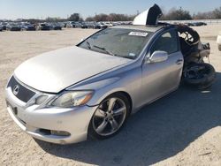 Salvage cars for sale at San Antonio, TX auction: 2008 Lexus GS 460