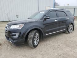 Salvage cars for sale from Copart Temple, TX: 2017 Ford Explorer Limited