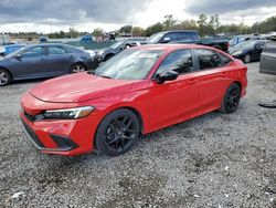Salvage cars for sale at Riverview, FL auction: 2022 Honda Civic Sport