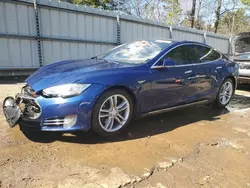 Salvage cars for sale at Austell, GA auction: 2015 Tesla Model S 85D
