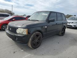 Land Rover salvage cars for sale: 2007 Land Rover Range Rover HSE