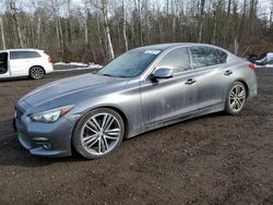 Vehiculos salvage en venta de Copart Bowmanville, ON: 2015 Infiniti Q50 Base