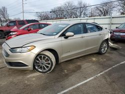 Salvage cars for sale at Moraine, OH auction: 2017 Ford Fusion SE Hybrid