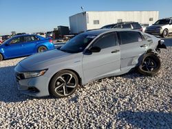 Salvage cars for sale at Temple, TX auction: 2022 Honda Accord Hybrid Sport