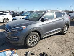 Salvage cars for sale at Indianapolis, IN auction: 2017 Hyundai Tucson Limited