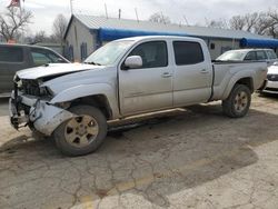 Salvage trucks for sale at Wichita, KS auction: 2006 Toyota Tacoma Double Cab Long BED