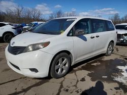Salvage vehicles for parts for sale at auction: 2012 Toyota Sienna