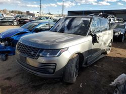 Land Rover Vehiculos salvage en venta: 2020 Land Rover Range Rover P525 HSE