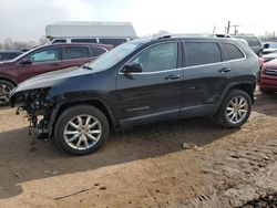 Salvage cars for sale from Copart Hillsborough, NJ: 2016 Jeep Cherokee Limited
