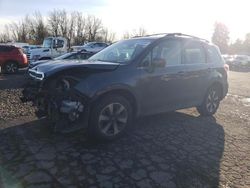 Subaru Forester salvage cars for sale: 2018 Subaru Forester 2.5I Limited