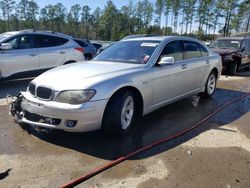 BMW 7 Series salvage cars for sale: 2007 BMW 750