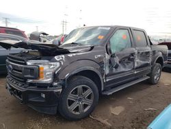 Salvage cars for sale from Copart Elgin, IL: 2018 Ford F150 Supercrew