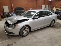 Salvage cars for sale at Ebensburg, PA auction: 2011 Volkswagen Jetta SEL