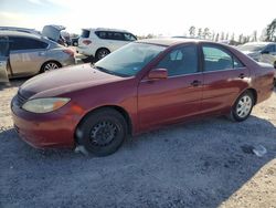 Salvage cars for sale from Copart Houston, TX: 2002 Toyota Camry LE
