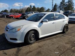 Subaru Legacy 2.5i salvage cars for sale: 2011 Subaru Legacy 2.5I