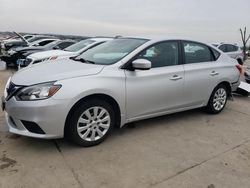 Salvage cars for sale from Copart Grand Prairie, TX: 2019 Nissan Sentra S