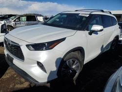 Toyota Highlander salvage cars for sale: 2022 Toyota Highlander XLE