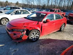 Salvage cars for sale from Copart Candia, NH: 2022 Honda Civic LX