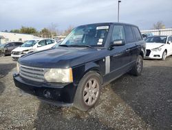 Land Rover salvage cars for sale: 2006 Land Rover Range Rover HSE