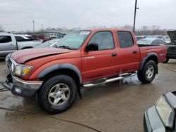 Salvage cars for sale from Copart Louisville, KY: 2002 Toyota Tacoma Double Cab Prerunner